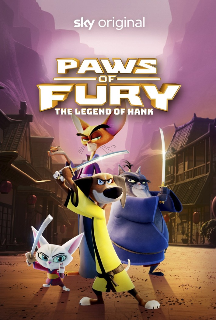 Sky Original Film "Paws of Fury - Die Legende von Hank" im August nur bei Sky und WOW