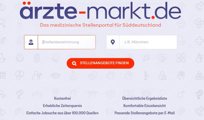 ärzte-markt.de. Die neue, digitale Stellenbörse für medizinische Berufe in Süddeutschland