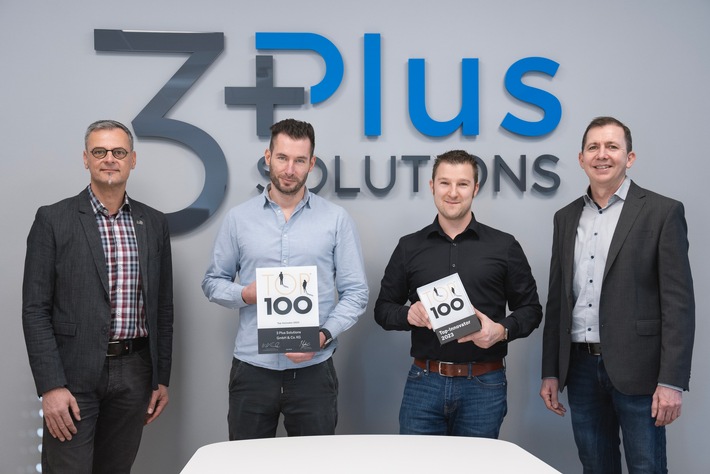3 Plus Solutions erhält TOP-100-Siegel für erfolgreiches Innovationsmanagement / IT- und Marketinganbieter gehört zu den innovativsten Mittelständlern Deutschlands