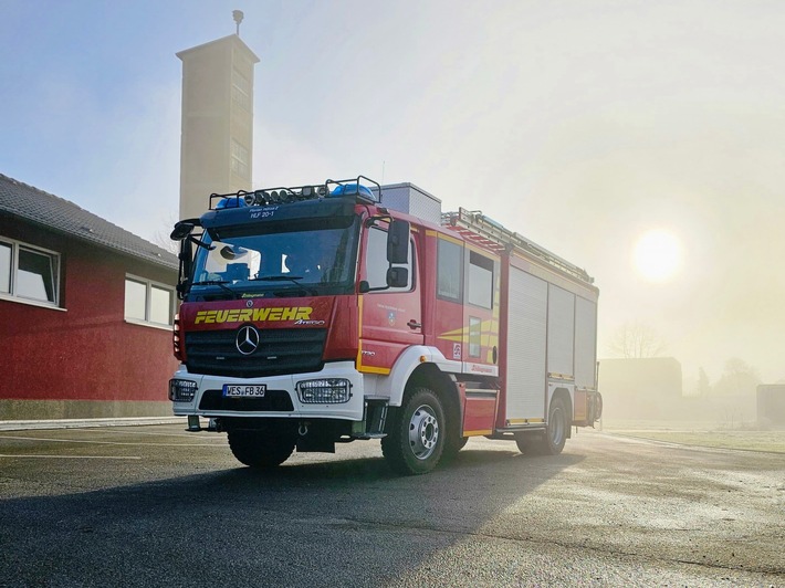 FW Hünxe: Verdächtiger Rauch löst Feuerwehreinsatz aus