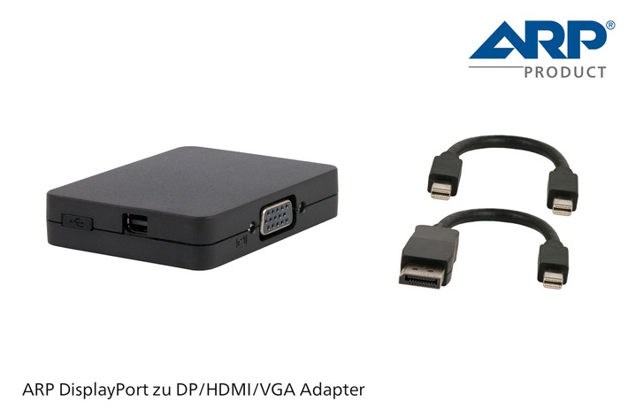 Das Multitalent unter den Video-Adaptern: Der neue ARP DisplayPort Adapter