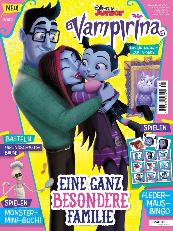 Disney Junior Vampirina flattert in die Magazin-Regale