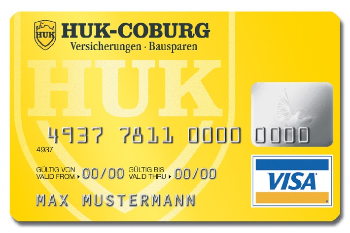 Hohe Guthaben-Zinsen für HUK-COBURG VISA-Karte