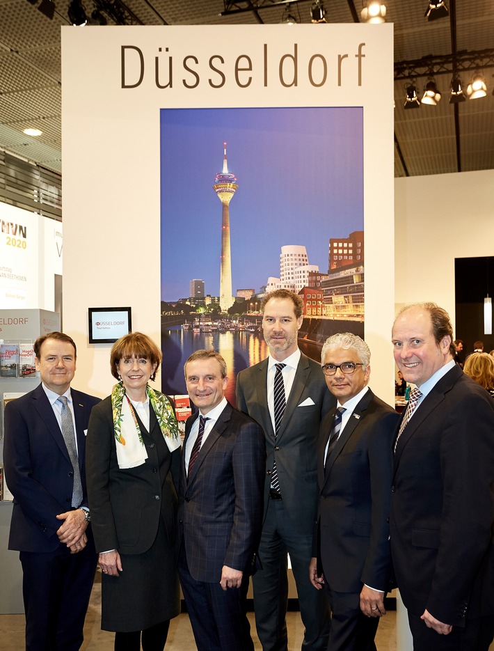 Internationale Vermarktungsoffensive für Düsseldorf als Tourismusdestination - Düsseldorf Tourismus wirbt auf ITB in Berlin mit neuen Strategien um internationale Gäste