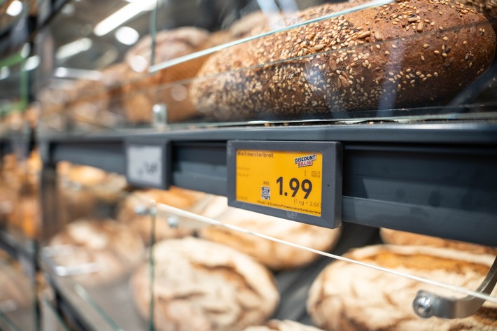 Jetzt auch in allen Filial-Bäckereien: Kaufland geht bei digitalen Preisschildern nächsten Schritt