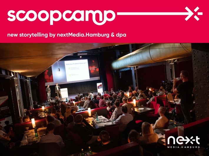 Save the Date - scoopcamp 2020: Internationale Größen der Medien- und Digitalbranche kommen am 24. September 2020 nach Hamburg. Weiterer Text über ots und www.presseportal.de/nr/8218 / Die Verwendung dieses Bildes ist für redaktionelle Zwecke honorarfrei. Veröffentlichung bitte unter Quellenangabe: "obs/dpa Deutsche Presse-Agentur GmbH/scoopcamp/dpa"