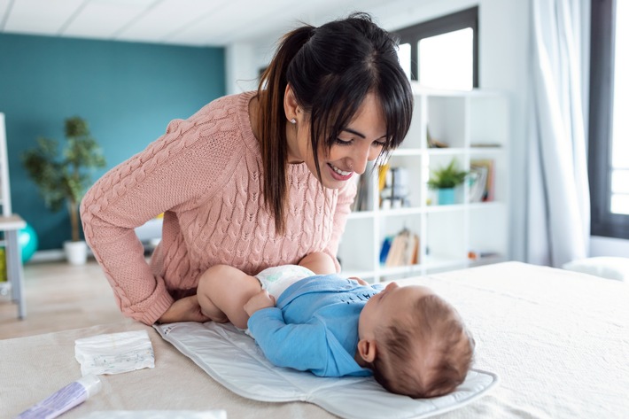 Windel-Dermatitis: Das hilft gegen wunden Baby-Po