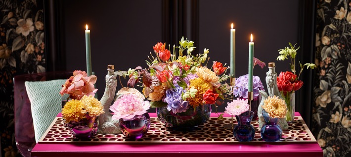 Das Farbfeuerwerk fürs Wohnzimmer / Bunt ins neue Jahr mit der Chrysantheme