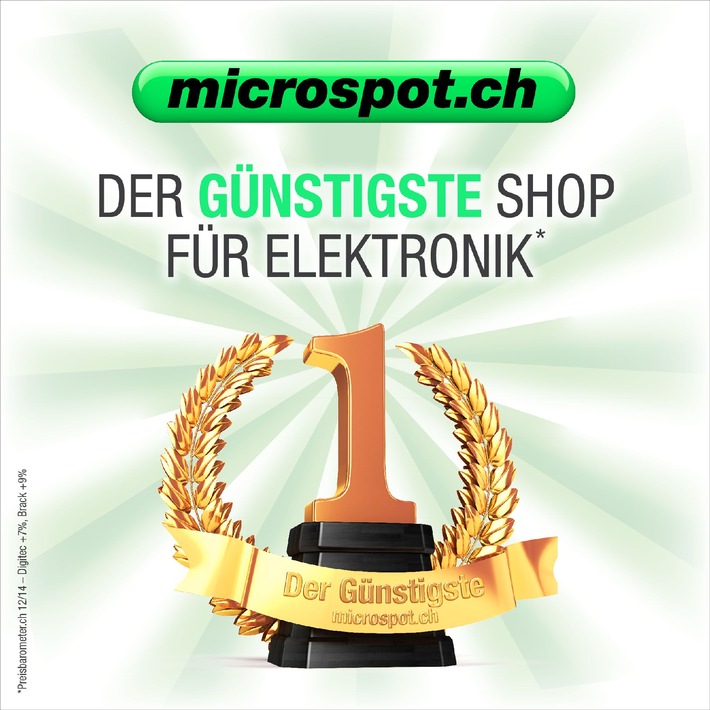 microspot.ch ist günstigster Onlineshop für Heimelektronik (BILD)