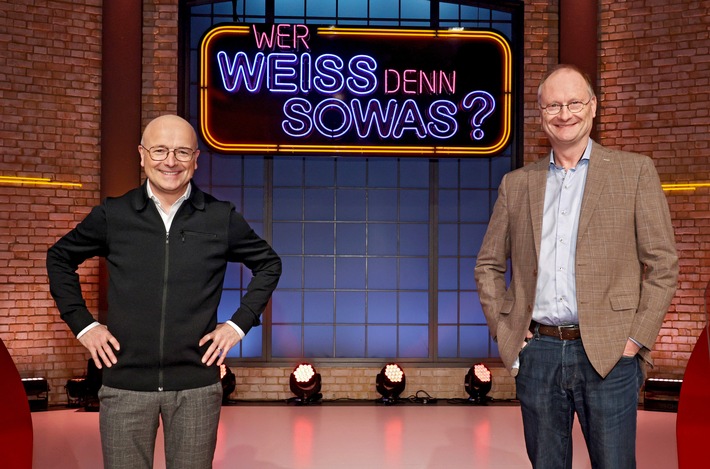 Das Erste: Witzige Wetterfrösche - Karsten Schwanke und Sven Plöger bei "Wer weiß denn sowas?"