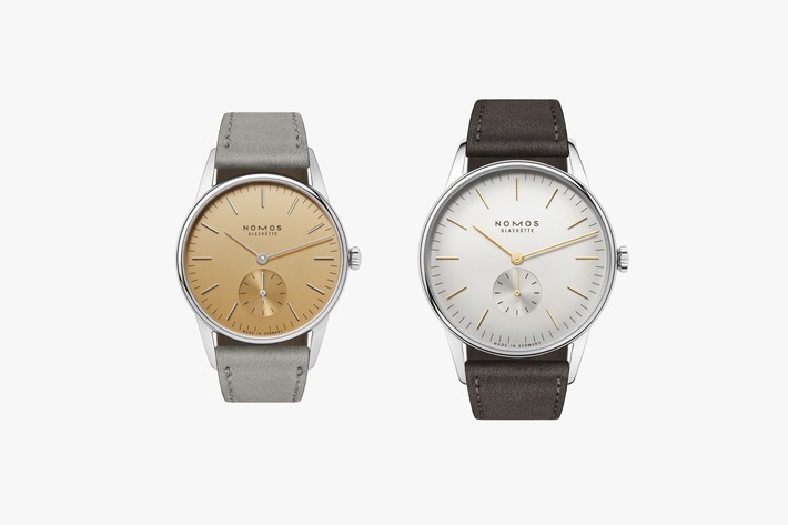 Watches for the season: Orion 33 gold and Orion 38 silver