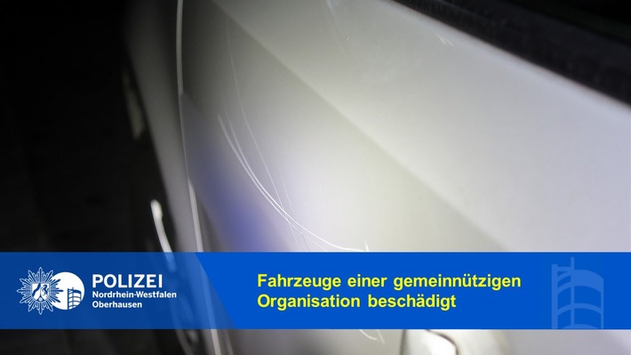 POL-OB: Sieben Fahrzeuge einer gemeinnützigen Organisation beschädigt