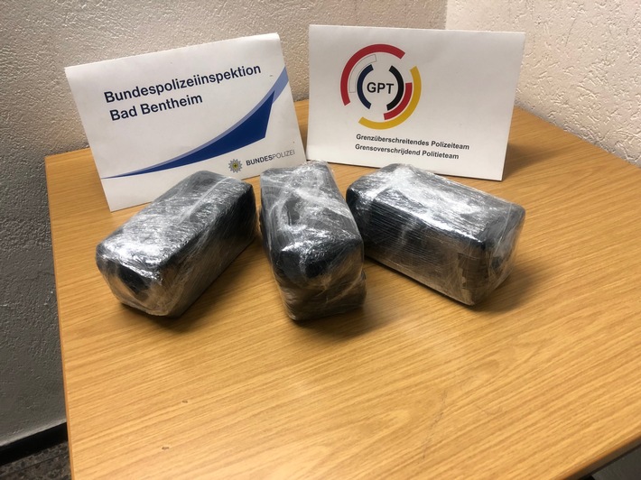 BPOL-BadBentheim: Über 3 kg Heroin geschmuggelt
-	Drogenkurier bei Bad Bentheim festgenommen