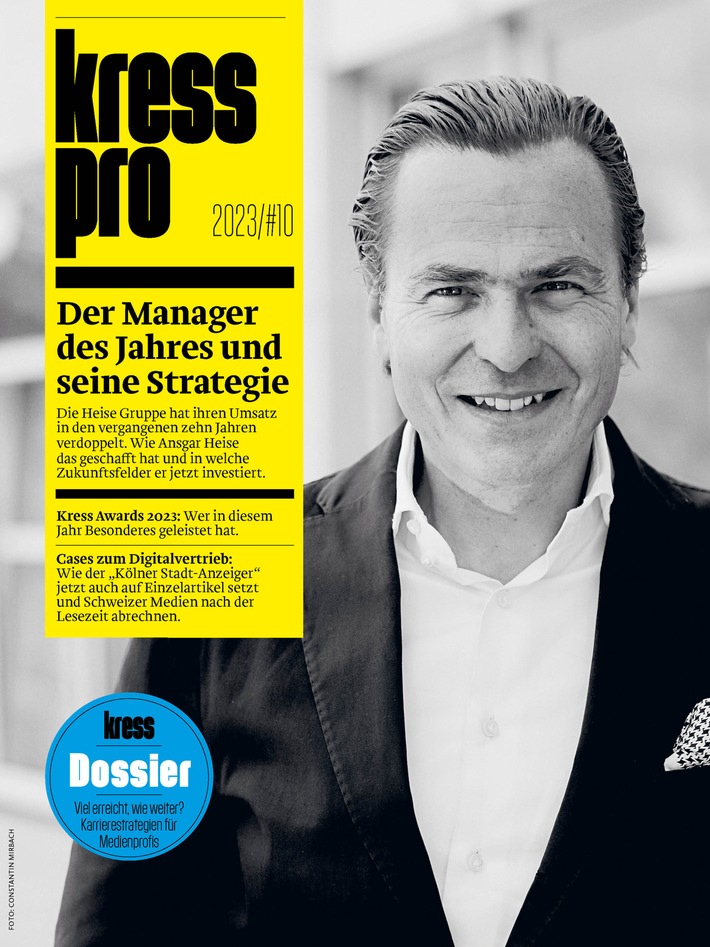 "kress pro": Ansgar Heise ist Medienmanager des Jahres 2023