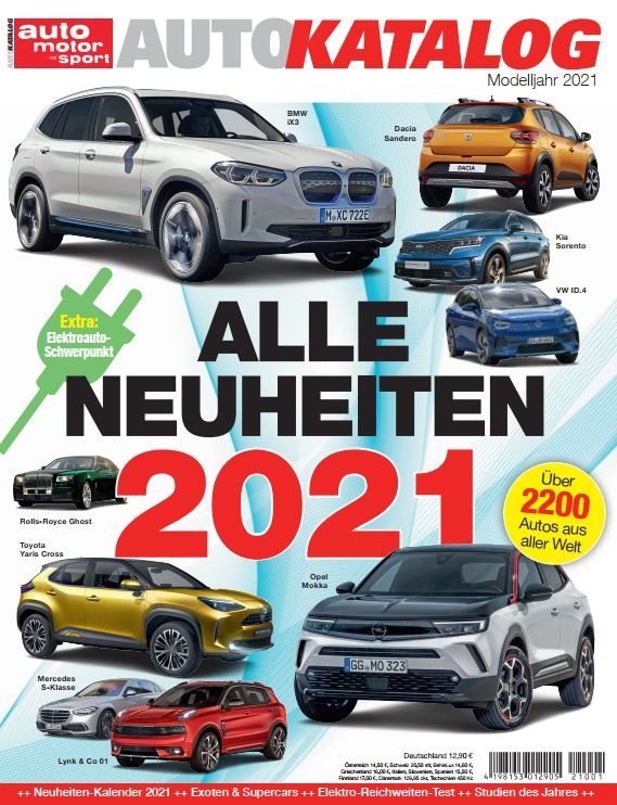 AUTO KATALOG Modelljahr 2021: Das Standardwerk für Autofans ist gedruckte Kontinuität