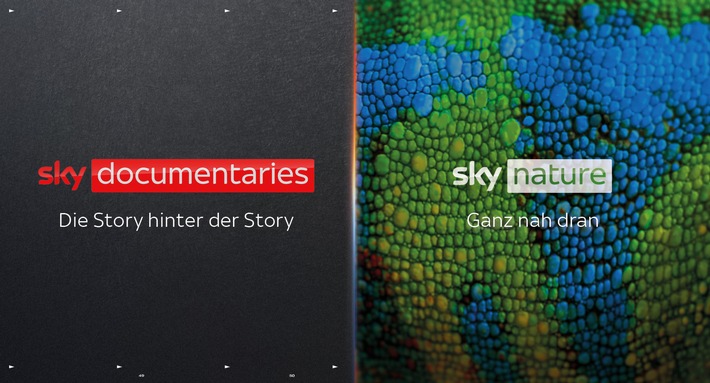 Neue Sendermarken Sky Nature und Sky Documentaries starten kommenden Donnerstag, 9. September exklusiv auf Sky und Sky Ticket