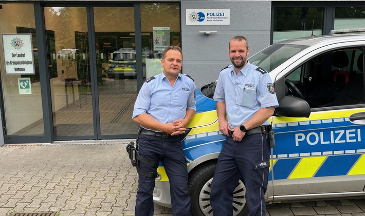 POL-ME: Neue Bezirksdienstbeamte in Ratingen-Tiefenbroich: Marco Peisker und Tim Bittner - Ratingen - 2407017