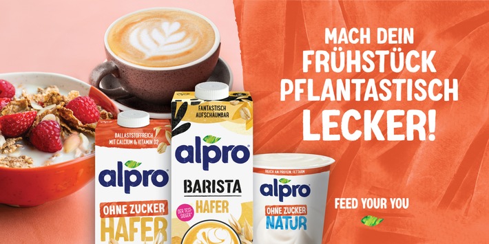 Flexitarische Frühstücksoffensive: Alpro zeigt zum Jahresauftakt, wie man pflanzlich UND abwechslungsreich in den Tag startet
