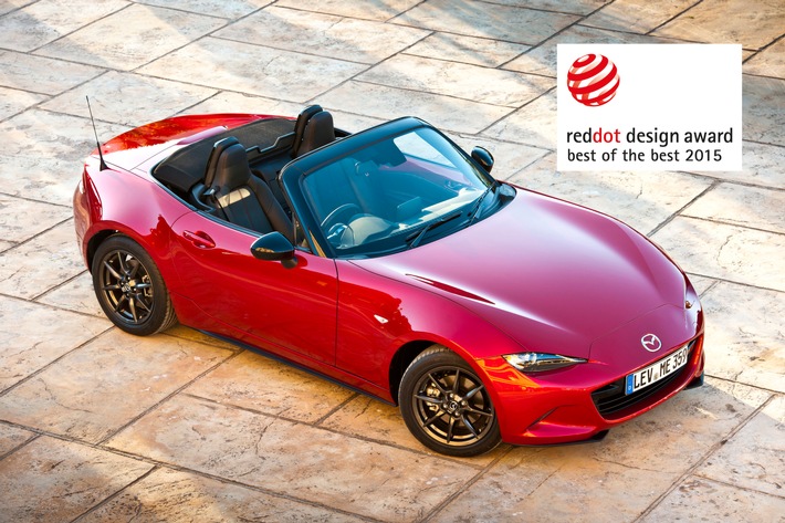 Mazda MX-5 mit "Red Dot: Best of the Best" Award ausgezeichnet