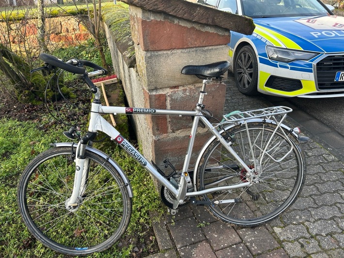 POL-PDLD: Niederhorbach - Wer vermisst sein Fahrrad?