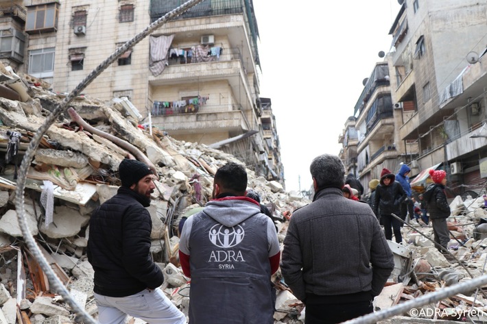 Die Hilfe erreicht auch die Erdbebengebiete in Syrien. ©ADRA Syrien.jpg