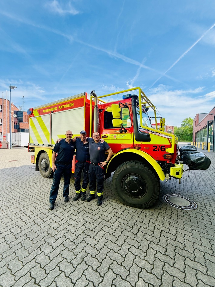 FW Ratingen: Ratinger GFFF-V Einheit kehrt aus den Niederlanden zurück