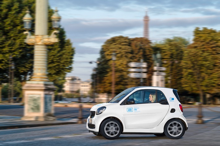 Pariser Autosalon: car2go kündigt Start in der französischen Hauptstadt für Anfang 2019 an