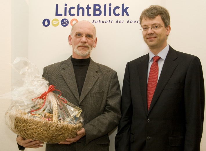 Meilenstein für Deutschlands größten unabhängigen Energieanbieter / LichtBlick begrüßt 500.000sten Kunden (mit Bild)