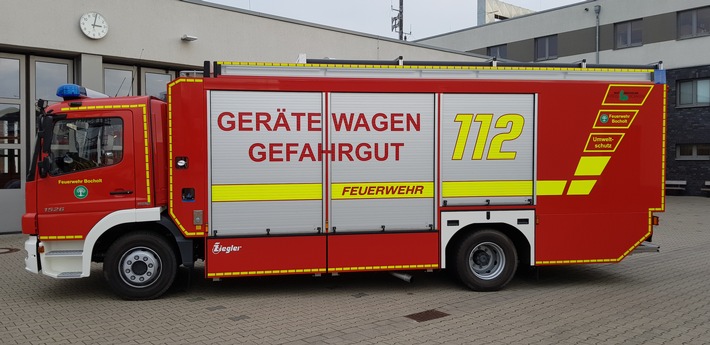 FW Bocholt: Gefahrguteinsatz im Industriegebiet Schlavenhorst