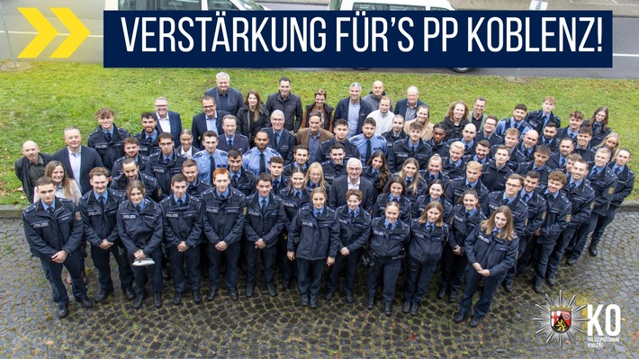 POL-PPKO: Wieder Zuwachs für das Polizeipräsidium Koblenz!