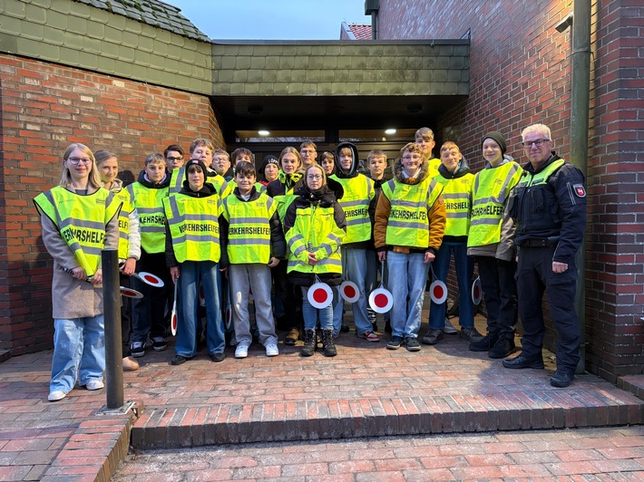 POL-WHV: Neue ausgebildete Schülerlotsinnen und -lotsen in Bockhorn unterstützen sichere Schulwege