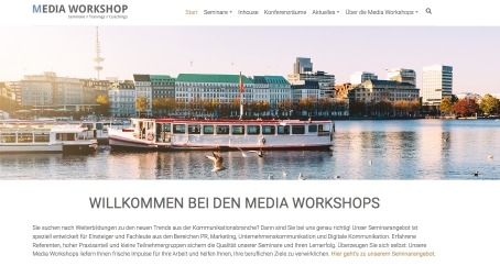 Media Workshop Website erstrahlt in neuem Glanz