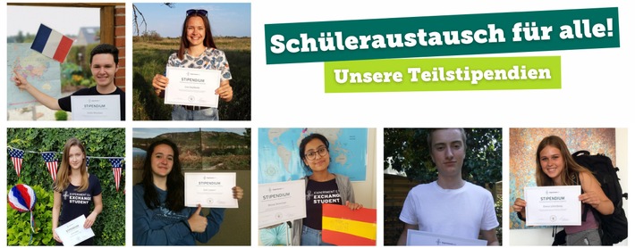 Teilstipendien für den interkulturellen Schüleraustausch / Bis zum 31. Dezember bewerben für gefördertes High School Year ab Sommer 2022