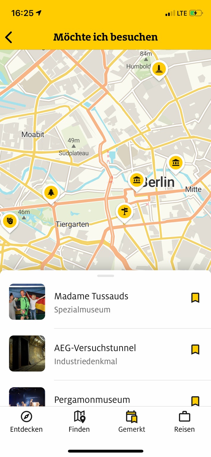Tipps für Trips: Neue App &quot;ADAC Trips&quot; liefert Inspiration für Ausflüge und Reisen / Individuelle Tipps auf Basis der Nutzer-Vorlieben / App für Android und iPhone verfügbar
