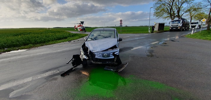 POL-ANK: Verkehrsunfall mit 11.000 Schaden