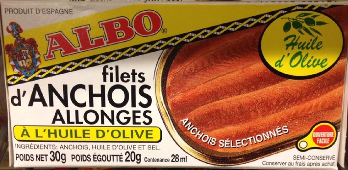 Migros rappelle les filets d&#039;anchois de la marque Albo