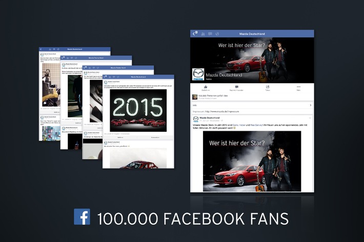 100.000 Facebook-Fans für Mazda Deutschland
