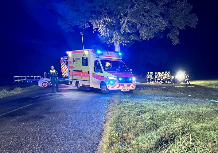 POL-STD: 31-jähriger Autofahrer bei Unfall in der Gemarkung Revenahe-Kammerbusch verletzt