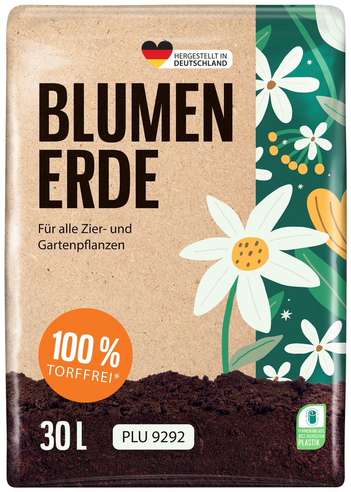 PENNY stellt sein Sortiment auf komplett torffreie Blumenerde um / Beteiligung an Kampagne der BMEL "Torffrei Gärtnern" ab 28. Februar