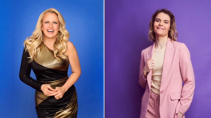 Barbara Schöneberger und Hazel Brugger präsentieren neun Acts bei "Eurovision Song Contest - Das Deutsche Finale 2026"