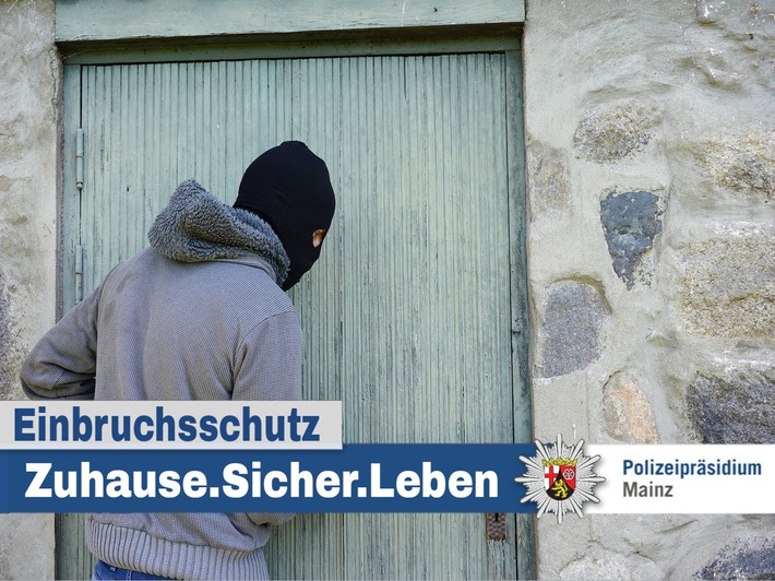 POL-PPMZ: Zahlreiche Einbruchsdiebstähle in Mainz