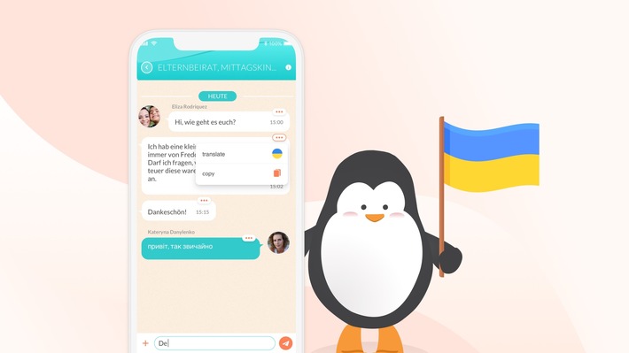Pressemeldung: Kita-App mit kostenfreiem Ukrainisch-Sprachpaket