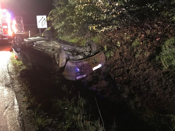 POL-PPWP: Fahranfänger baut Unfall auf der B270