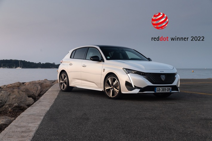 Red Dot Award 2022: PEUGEOT 308 mit renommiertem Designpreis ausgezeichnet