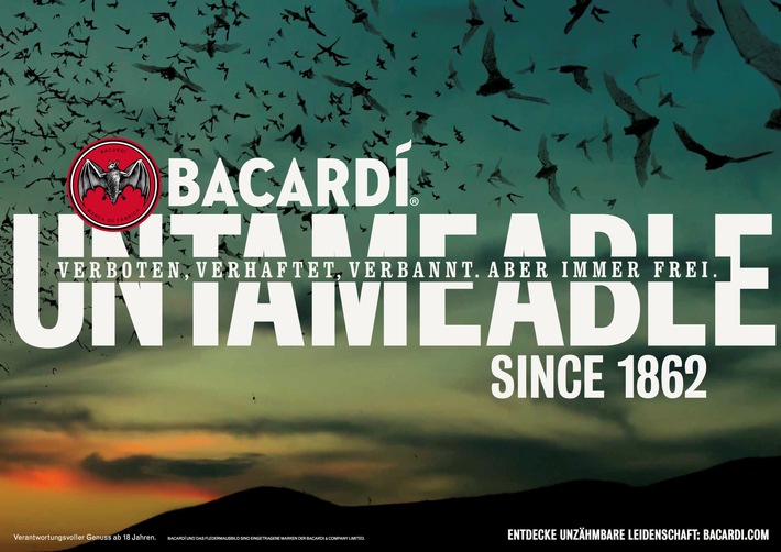 BACARDÍ® zeigt sich "unzähmbar" / Meistausgezeichneter Rum der Welt launcht globale Kampagne mit neuem Logo und Lebensgefühl
