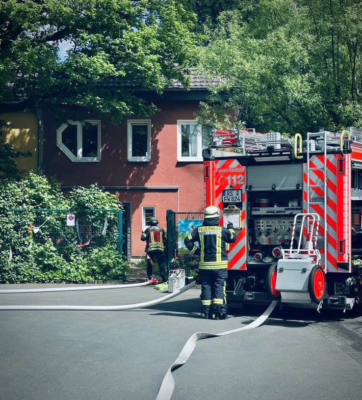 FW-RS: Brand in Kindertagesstätte an der Burger Straße