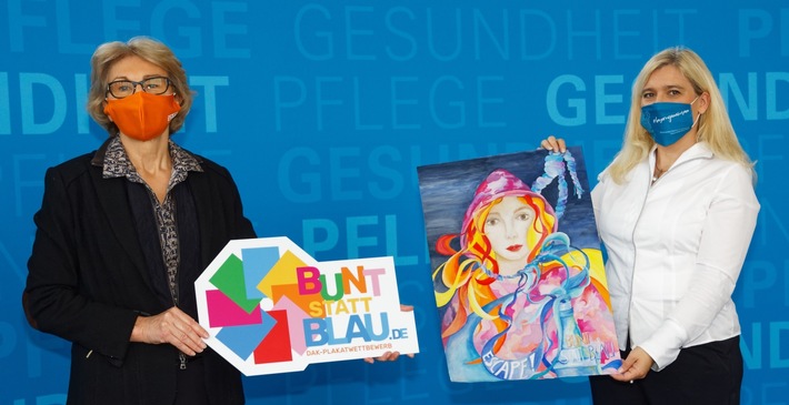 "bunt statt blau": Schülerin aus Deggendorf gewinnt Plakatwettbewerb gegen Komasaufen in Bayern