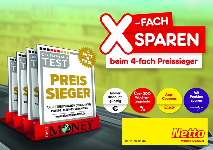Netto Marken-Discount startet mit Preiskampagne ins neue Jahr