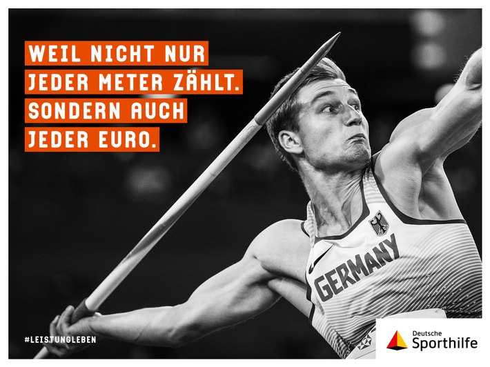 #leistungleben - Sporthilfe-Markenkampagne mit Speerwerfer Thomas Röhler