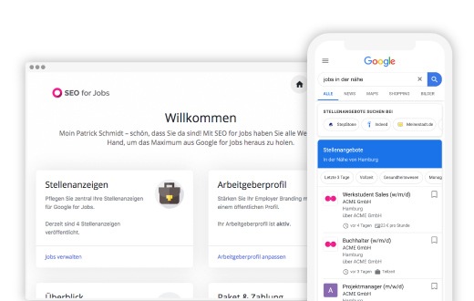 &quot;The missing Interface&quot; für Google for Jobs